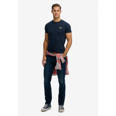 SUPERDRY Camiseta Hombre Essential Logo Emb Tee M1011245A-J7M