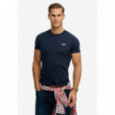 SUPERDRY Camiseta Hombre Essential Logo Emb Tee M1011245A-J7M