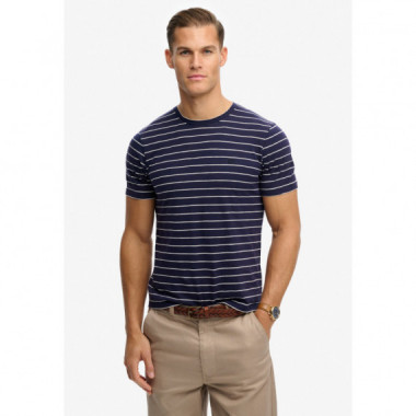 SUPERDRY Camiseta Hombre Classic Essential Stripe Tee M1012346A-2IU
