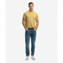 SUPERDRY Camiseta Hombre Cotton Classic Linen Pkt Tee M1012371A-K3X