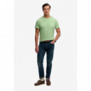 SUPERDRY Camiseta Hombre Cotton Classic Linen Pkt Tee M1012371A-K5A