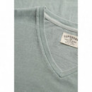 SUPERDRY Camiseta Hombre Classic Cotton Linen Vee M1012391A-J1E