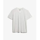 SUPERDRY Camiseta Hombre Classic Cotton Linen Vee M1012391A-K3Y