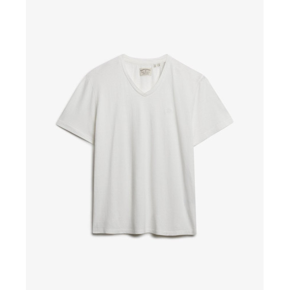 SUPERDRY Camiseta Hombre Classic Cotton Linen Vee M1012391A-K3Y