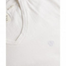 SUPERDRY Camiseta Hombre Classic Cotton Linen Vee M1012391A-K3Y