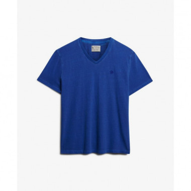 SUPERDRY Camiseta Hombre Classic Cotton Linen Vee M1012391A-K5B