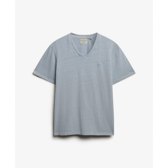 SUPERDRY Camiseta Hombre Classic Cotton Linen Vee M1012391A-K5E