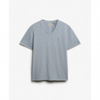 SUPERDRY Camiseta Hombre Classic Cotton Linen Vee M1012391A-K5E