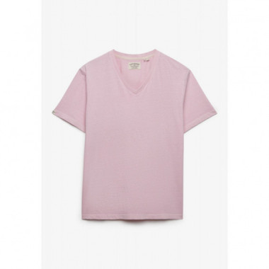 SUPERDRY Camiseta Hombre Classic Cotton Linen Vee M1012391A-MBO