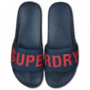 Superdry Chanclas Hombre Superdry Pool Slide MF310291A-09S
