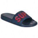 Superdry Chanclas Hombre Superdry Pool Slide MF310291A-09S