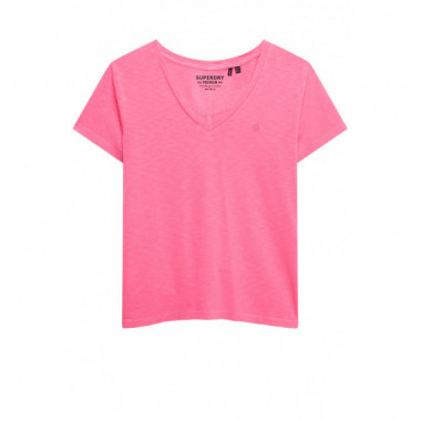 Superdry Camisetas Mujer Studios Slub Emb Vee Tee W1011828A-28R