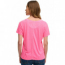 Superdry Camisetas Mujer Studios Slub Emb Vee Tee W1011828A-28R