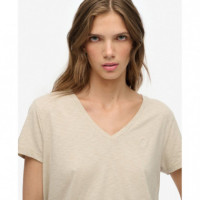 SUPERDRY Camisetas Mujer Studios Slub Emb Vee Tee W1011828A-6NN