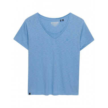 Superdry Camisetas Mujer Studios Slub Emb Vee Tee W1011828A-BYJ