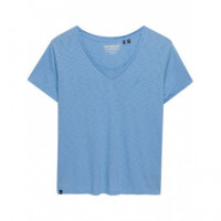 SUPERDRY Camisetas Mujer Studios Slub Emb Vee Tee W1011828A-BYJ