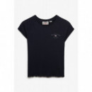 Superdry Camisetas Mujer Ath Ess Slub Graphic Tee W1011876C-98T