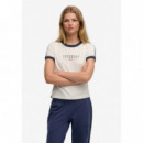 Superdry Camisetas Mujer Ath Ess Graphic Ringer Tee W1011879A-71D