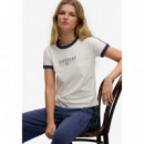 Superdry Camisetas Mujer Ath Ess Graphic Ringer Tee W1011879A-71D