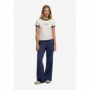 Superdry Camisetas Mujer Ath Ess Graphic Ringer Tee W1011879A-71D
