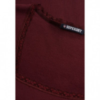SUPERDRY Camisetas Mujer Ath Ess Square Neck Tee W1011902A-1KD