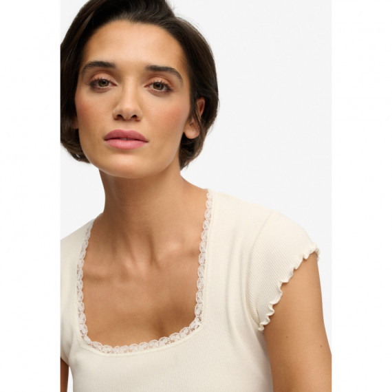 Superdry Camisetas Mujer Ath Ess Square Neck Tee W1011902A-71D