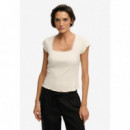 Superdry Camisetas Mujer Ath Ess Square Neck Tee W1011902A-71D