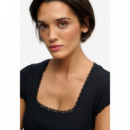 Superdry Camisetas Mujer Ath Ess Square Neck Tee W1011902A-98T