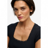 SUPERDRY Camisetas Mujer Ath Ess Square Neck Tee W1011902A-98T