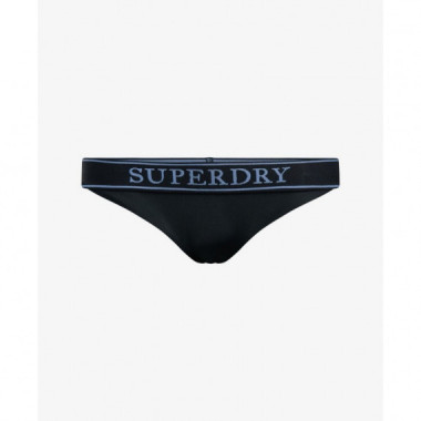 Superdry Ba&ntilde;adores Mujer Logo Classic Bikini Bottom W3010465A-98T