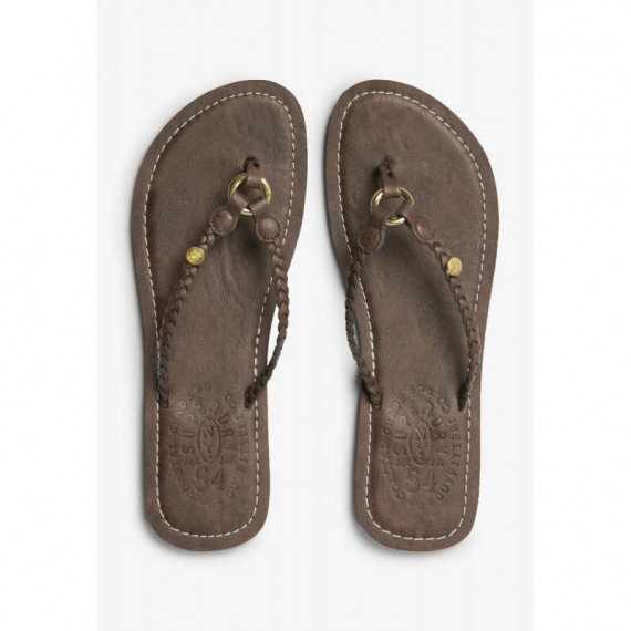 SUPERDRY Chanclas Mujer Faux Leather Braided Flip Flop WF310246A-B8M