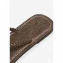 SUPERDRY Chanclas Mujer Faux Leather Braided Flip Flop WF310246A-B8M