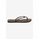 SUPERDRY Chanclas Mujer Faux Leather Braided Flip Flop WF310246A-B8M