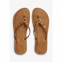 SUPERDRY Chanclas Mujer Faux Leather Braided Flip Flop WF310246A-H4A