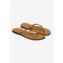 SUPERDRY Chanclas Mujer Faux Leather Braided Flip Flop WF310246A-H4A
