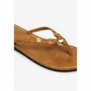 SUPERDRY Chanclas Mujer Faux Leather Braided Flip Flop WF310246A-H4A