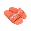 SUPERDRY Chanclas Mujer Destination Pool Slide WF310255A-2WS