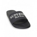 SUPERDRY Chanclas Mujer Destination Pool Slide WF310255A-PIJ