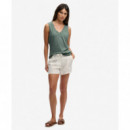 Superdry Tops Mujer Studios Vee Neck Vest W6012173A-1KN