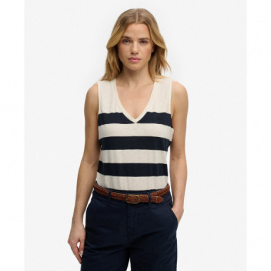 Superdry Tops Mujer Studios Vee Neck Vest W6012173A-L1F