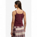 Superdry Tops Mujer Ath Ess Lace Trim Vneck Vest W6012231A-1KD