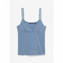 Superdry Tops Mujer Ath Ess Lace Trim Vneck Vest W6012231A-5AW