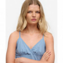 Superdry Tops Mujer Ath Ess Lace Trim Vneck Vest W6012231A-5AW