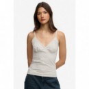 Superdry Tops Mujer Ath Ess Lace Trim Vneck Vest W6012231A-5WB