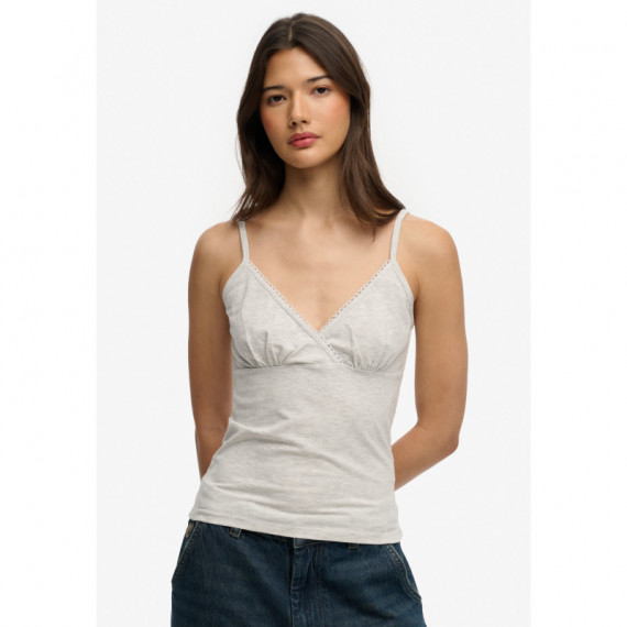 Superdry Tops Mujer Ath Ess Lace Trim Vneck Vest W6012231A-5WB