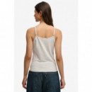 Superdry Tops Mujer Ath Ess Lace Trim Vneck Vest W6012231A-5WB
