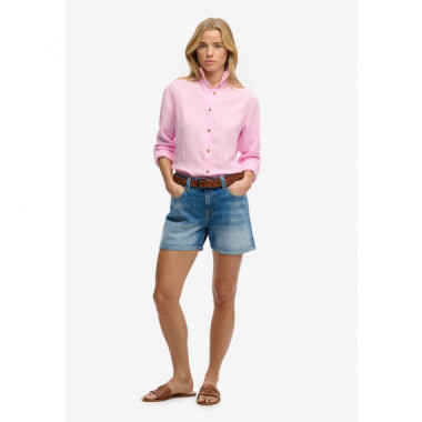 Superdry Pantalones Cortos Mujer Mid Rise Denim Short W7110491A-AA3