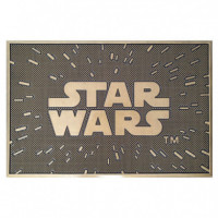 Felpudo Caucho Star Wars (logo Saga)