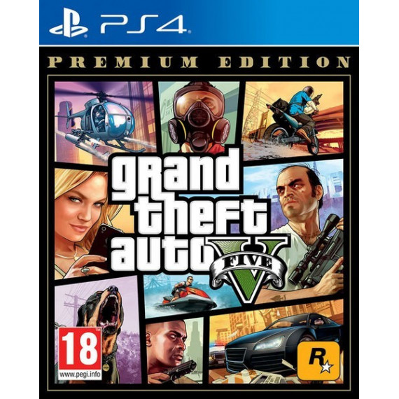 Gta V Premium Edition PS4  ROCKSTAR GAMES