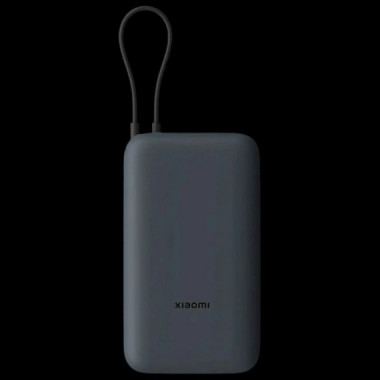 XIAOMI POWERBANK DE 20000 mAh GRIS OSCURO CON CABLE INTEGRADO